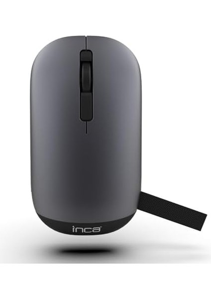 Inca IWM-242GT Çift Modlu Bluetooth ve Kablosuz Şarj Edilebilir Mouse, 500MAH Pil, 800-1600 Dpı, 70G, Gri modelleri