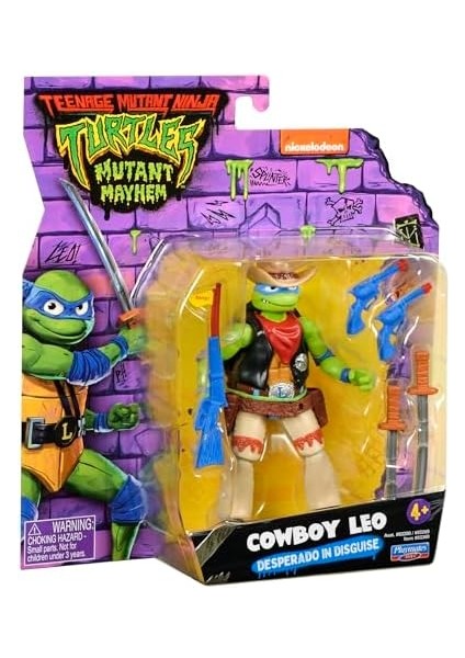 Kaplumbağalar Aksiyon Figürler Cowboy Leo modelleri