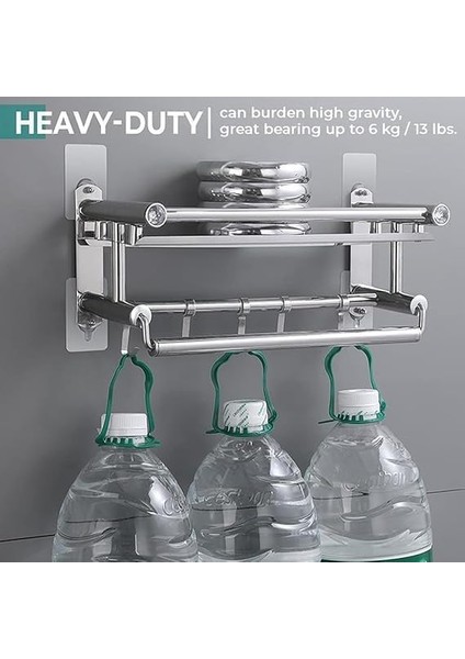 Kendinden Yapışkanlı Vida, 20&apos;li Set, 6 kg Taşıma Kapasiteli, 60X60MM Şeffaf modelleri