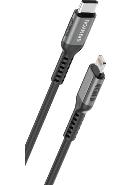 Lc 025 Type C To Ios Iphone ile Uyumlu Super Hızlı Destekli 3.4 Amper Aaa+ Kalite Silikon Şarj ve Kablosu Type C To Ios 66W