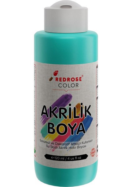 Rose Turkuaz Akrilik 120 ml