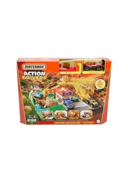 Aksiyon Sürücüleri Oyun Seti Işıklı ve Sesli Kanyon modelleri