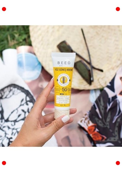 Propolisli Yüz Güneş Kremi SPF50+, Yüksek Koruma 40 ml indirimleri