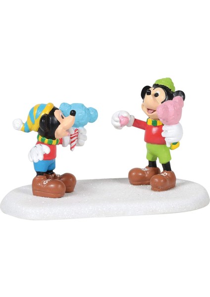 56 Aksesuarları Pamuk Şeker Zevk Heykelcik, 4,75 Cm, Çok Renkli