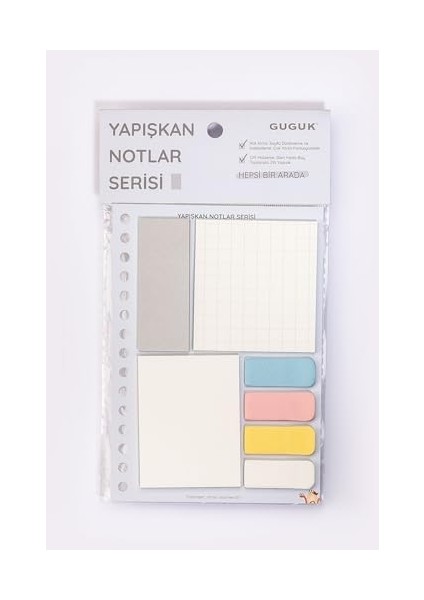 Beyaz Yapışkan Not Seti • • Sticky modelleri