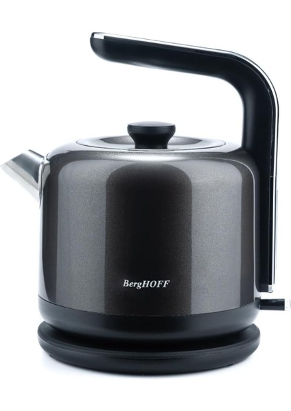 Gem Metallic 1.7 L Su Isıtıcı – 2200 W, Paslanmaz Çelik | Koyu Gri