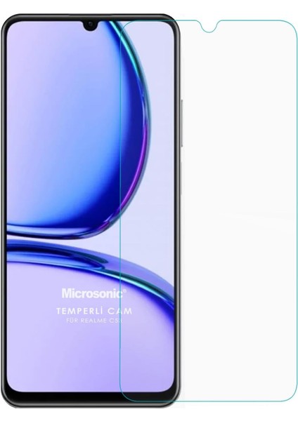 C53 Tempered Glass Cam Ekran [ C53 ile Uyumlu Ekran - Şeffaf]