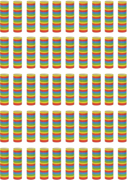 88005-50 Fr Serpantin Rulosu (50&apos;li Paket), Çok Renkli