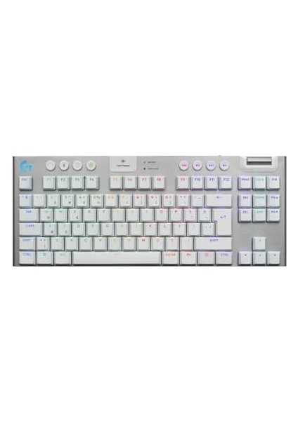 G G915 x Lıghtspeed Tkl Tactile Kablosuz Düşük Profilli Rgb Aydınlatmalı Pc/mac Için Mekanik Ingilizce Q Oyun Klavyesi, Beyaz fiyatları