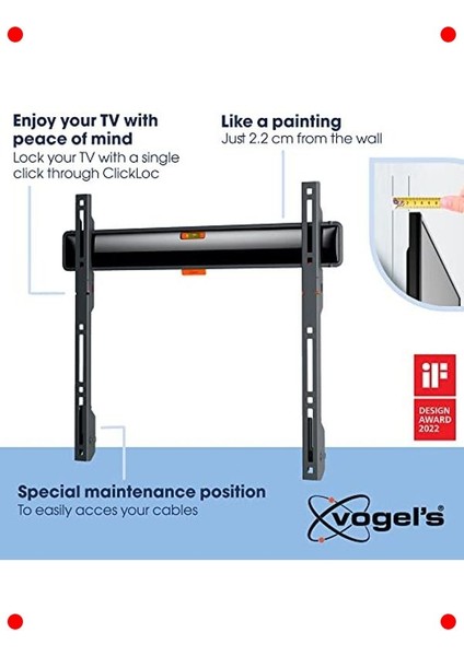 Sabit Tv Duvar Askısı (32-77 Inç) modelleri