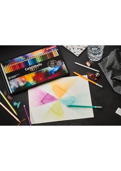 Carbothello - Kuru - 24&apos;lü Metal Kutu - Çeşitli Pastel Renkler fiyatları