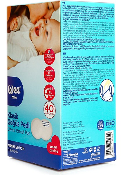 Klasik Göğüs Pedi 40 Adet modelleri