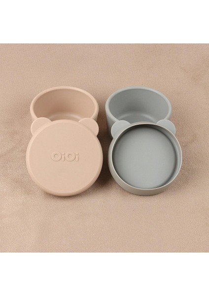 Silikon Kapaklı Mini Kase 2'li Pinky Pink-Gri fiyatları