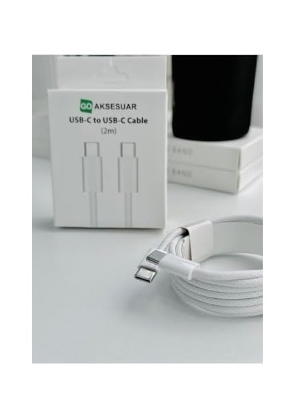 Usb-C To Usb-C 20W 2 Metre Hızlı Şarj Kopmaz Örgü Kablo 15-15PROMAX-16-16PROMAX-16 fiyatları