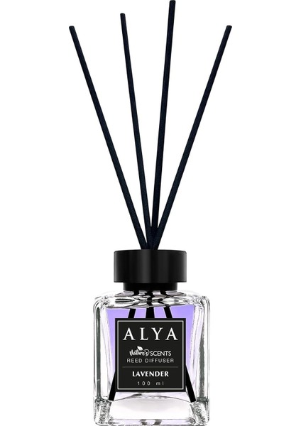 Alya &apos;s Scents Lnder Bambu Çubuklu Oda Kokusu - Lavanta Kokusu
