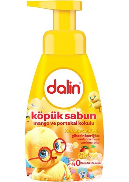 Mango ve Portakal Kokulu Köpük Sabun 200 ml 1 Adet