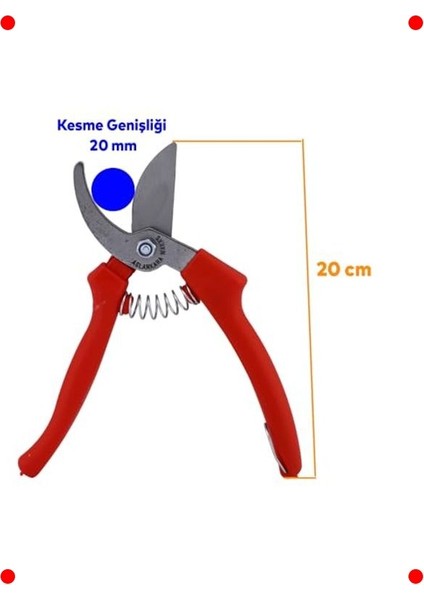 Profesyonel Bahçe Dal Budama Makası (20MM) fiyatları