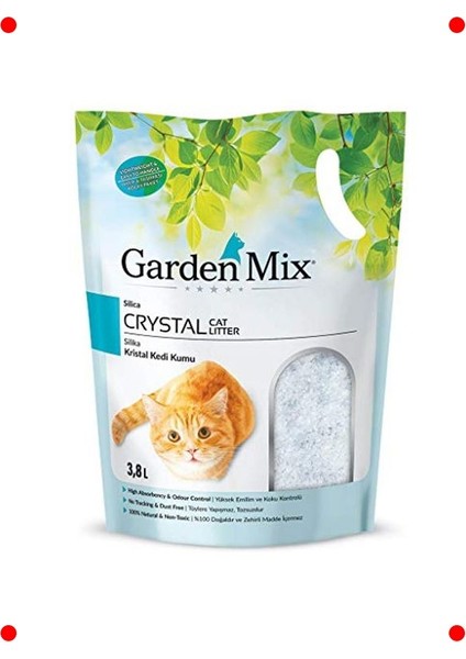 Süper Emici Silica Jel Kedi Kumu 3.8 Litre