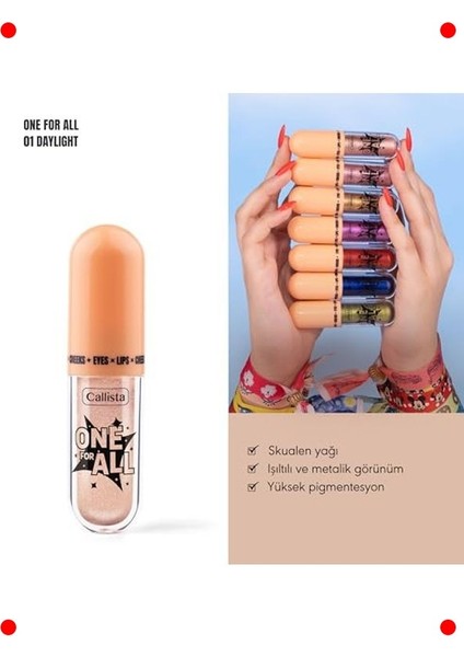 Çok Amaçlı Likit Makyaj - Göz, Dudak ve Yanaklar fiyatları