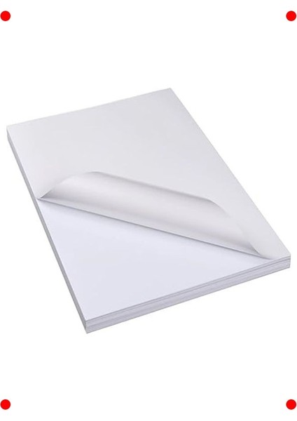 A4 Mat Etiket Kağıdı - Inkjet & Lazer Uyumlu (20 Adet) fiyatları