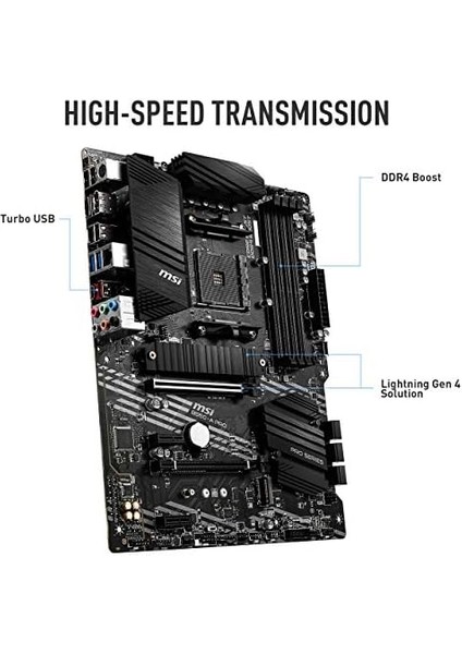 B550-A Pro Am4 Ddr4 Bellek 4400(OC) HDMI Dp M.2 Usb3.2 Atx Anakart modelleri