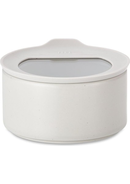 Fika One Seramik Saklama Kabı Buz Beyaz 600 ml D-NEONE060-01