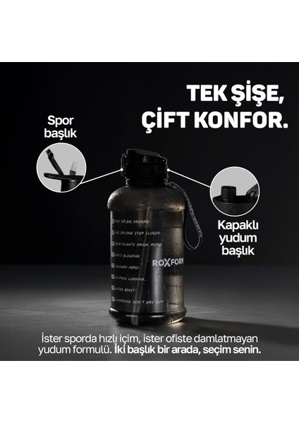 Suluk Matara 2200 Ml, Premium Pp Malzeme, Sağlıklı Bpa & Bps Içermez, Kılıflı, Çift Kapaklı, Koku Yapmaz, Sızdırmaz ve Dayanıklı, Leopar Kılıf, Pembe indirimleri