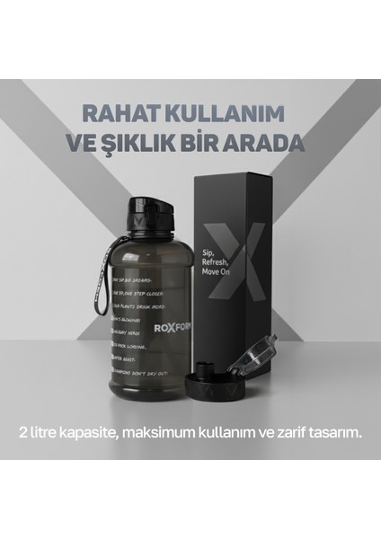Suluk Matara 2200 Ml, Premium Pp Malzeme, Sağlıklı Bpa & Bps Içermez, Kılıflı, Çift Kapaklı, Koku Yapmaz, Sızdırmaz ve Dayanıklı, Leopar Kılıf, Pembe