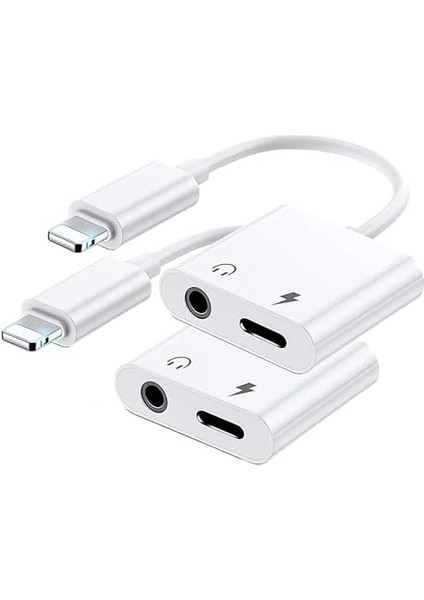 ile Uyumlu Kulaklık Adaptörü 2 Si 1 Arada Lightning Jack 3,5 mm Kulaklık Bağlantısı Şarj Kablosu Dönüştürücü Cihazı Hem Şarj Etmenizi Hem Kulaklık Veya Aux Kullanabilmenizi Sağlar No 159 fiyatları