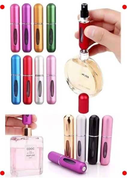 Şık Doldurulabilir Mini Parfüm Şişesi - Seyahat Boyu 5 ml indirimleri