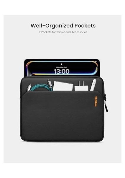 13 Inç iPad Pro M4 OLED 2024, 13 Inç iPad Air M2 2024, 12,9 Inç iPad Pro M2&m1, Surface Pro 10/9 Için Tablet Kılıfı, Aksesuar Bölmeli Kılıf, /smart Keyboard Folio&apos;ya Uyar fiyatları