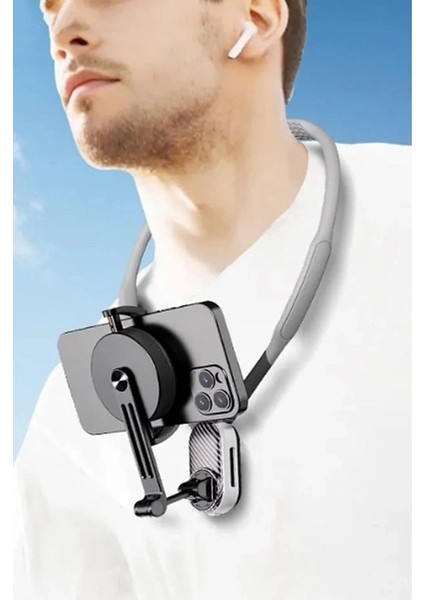 360 Derece Ayarlanabilir Boyun Askılı Manyetik Telefon Tutucu modelleri