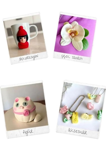 Karınca Hava Kuruyan Modelleme Hamuru, 12 Renk x 25GR, El Sanatları ve Hobi Malzemesi