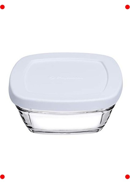 4 Parça Cam Saklama Kabı Seti - Renkli Kapaklı 310 cc fiyatları