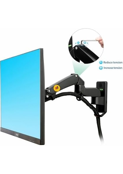 Bayou Nb F150 Ergoflex 17-35" Duvara Montaj Monitör Tutucu Kol Amortisörlü Monitör Standı fiyatları