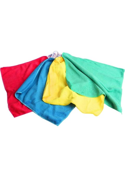 Temizlik Bezleri 4’lü Paket, Daha Yumuşak Yüksek Emici, Ev, Mutfak, Araba, Pencere Silme ve Hediyeler Için Tüy & Iz Bırakmayan Tasarım