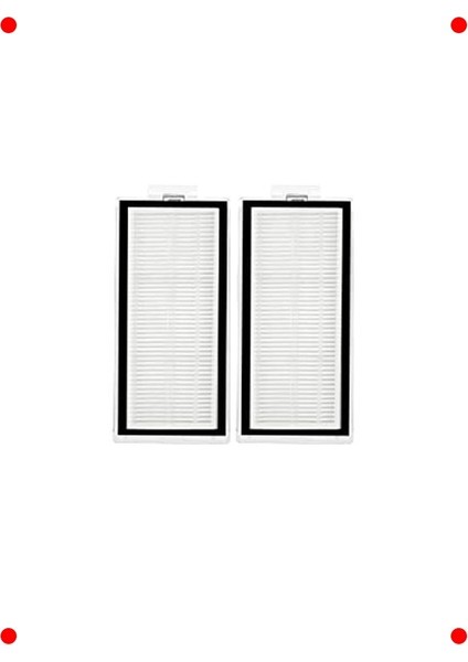 Robot Süpürge Uyumlu 2 Adet Hepa Filtre
