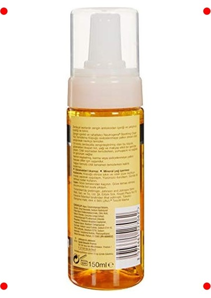 Arındırıcı ve Yatıştırıcı Yüz Temizleme Köpüğü (150 Ml) fiyatları