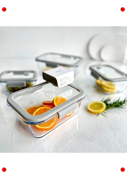 5'li Set Cam Saklama Kabı modelleri