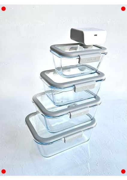 5'li Set Cam Saklama Kabı indirimleri