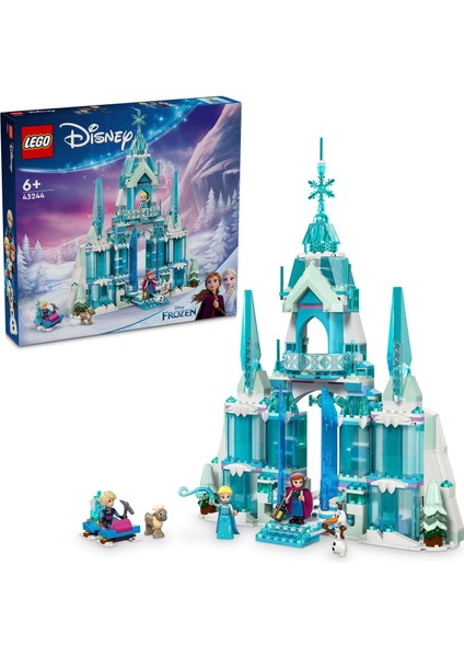 &apos;nın Buz Sarayı 43244-6 Yaş ve Üstü Hayranı Kız ve Erkek Çocukları Için Saray ve & Anna Mini Bebek Figürleri Içeren Yapım Seti, Hediye Fikri (630 Parça)