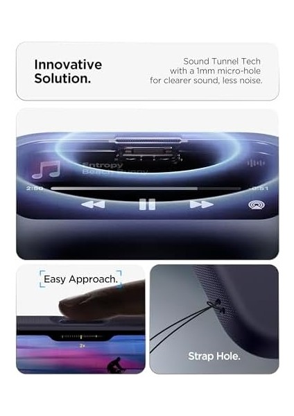 Air ile Uyumlu Silikon Magsafe Kılıf Pop Hava Kanalı Teknolojisi Askeri Sınıf Koruma Magfit Blueberry Navy Kaymaz Kapak - ACS09931 modelleri