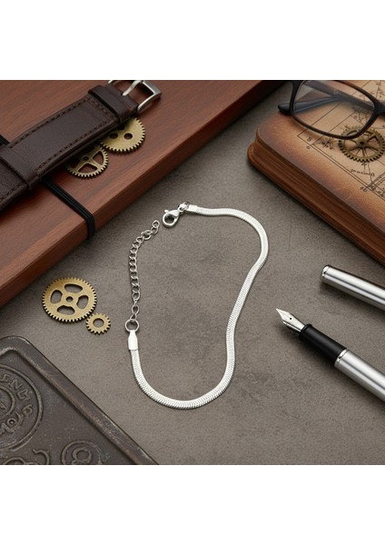 Erkek Paslanmaz Çelik Bileklik 316L Kararmayan – Yusso