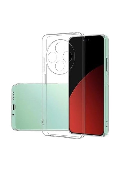 ile Uyumlu Şeffaf A Kalite Telefonunuzun Güzelliğini Gösteren ve Çok Güzel Koruyan Şık ve Kibar Silikon Telefon Kılıfı (Redmi 14C) fiyatları
