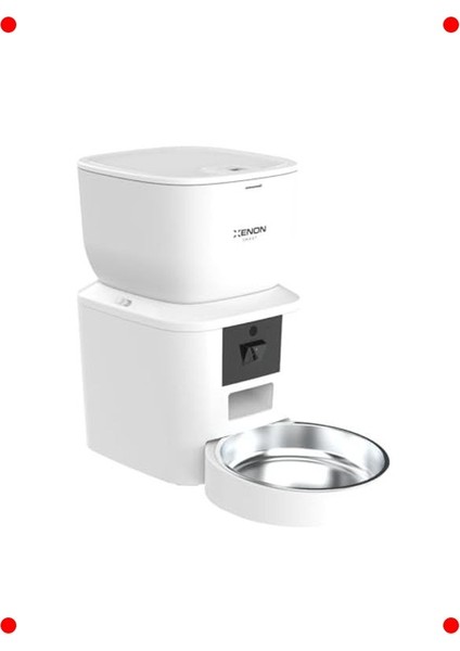 Akıllı Otomatik Mama Kabı Kamera ve Uygulama ile