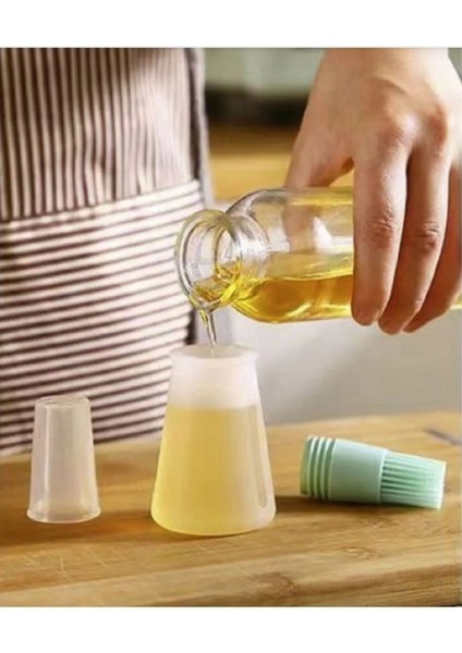 Pompalı Silikonlu Yağ Fırçası Yağdanlık Yucarlak Uçlu Silikon Fırça modelleri