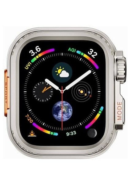 Ile Uyumlu 44MM To Ile Uyumlu Ultra 49MM Kasa Dönüştürücü Gard 33 Titanyum modelleri