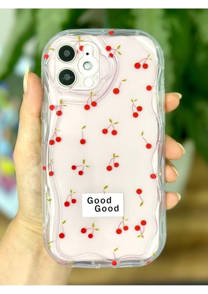 Go Aksesuar 12 ve 12 Pro ile Uyumlu 3D Desenli Silikon Kılıf