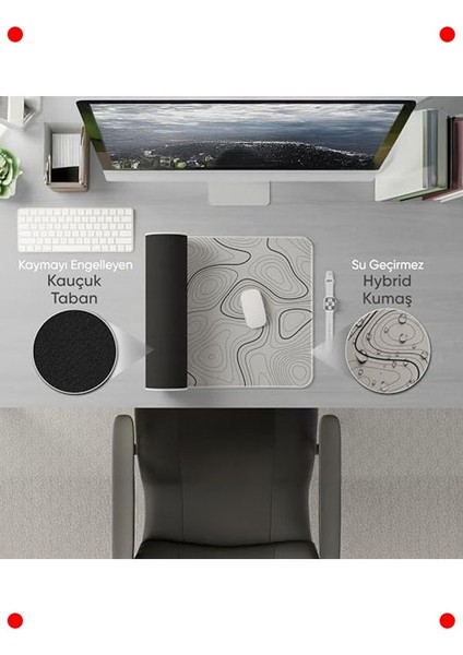 Xxl Oyuncu Mouse Pad, 90X40CM, Yüksek Yoğunluklu Kumaş indirimleri