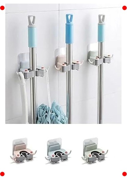 Çok Amaçlı Duvar Askısı (2 Adet) - Mutfak ve Banyo